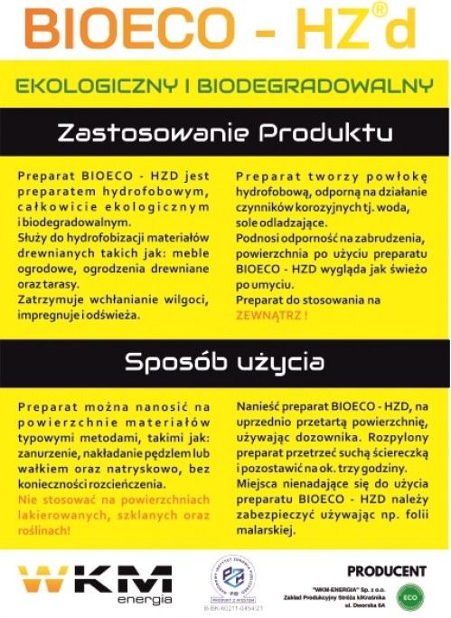 Bioeco-HZd tył ulotka